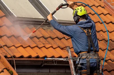 Démoussage et hydrofuge de toiture à Cerny